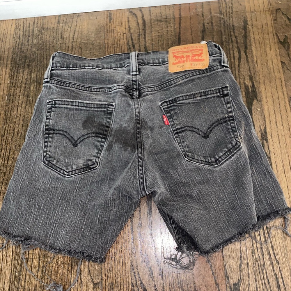 Authenic black levi shorts